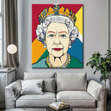 Malen nach Zahlen Porträt der Königin Queen von England