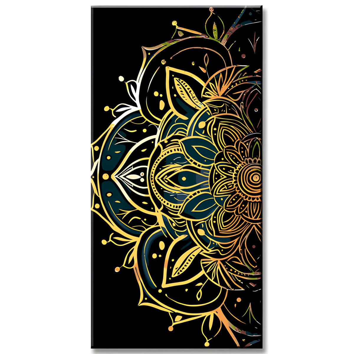 Malen nach Zahlen Panorama Vintage Mandala Kunst