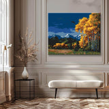 Malen nach Zahlen Kunst Natur Natur Herbstbäume in schöner Landschaft