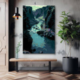 Malen nach Zahlen Natur Berge Canyon