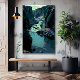 Malen nach Zahlen Natur Berge Canyon