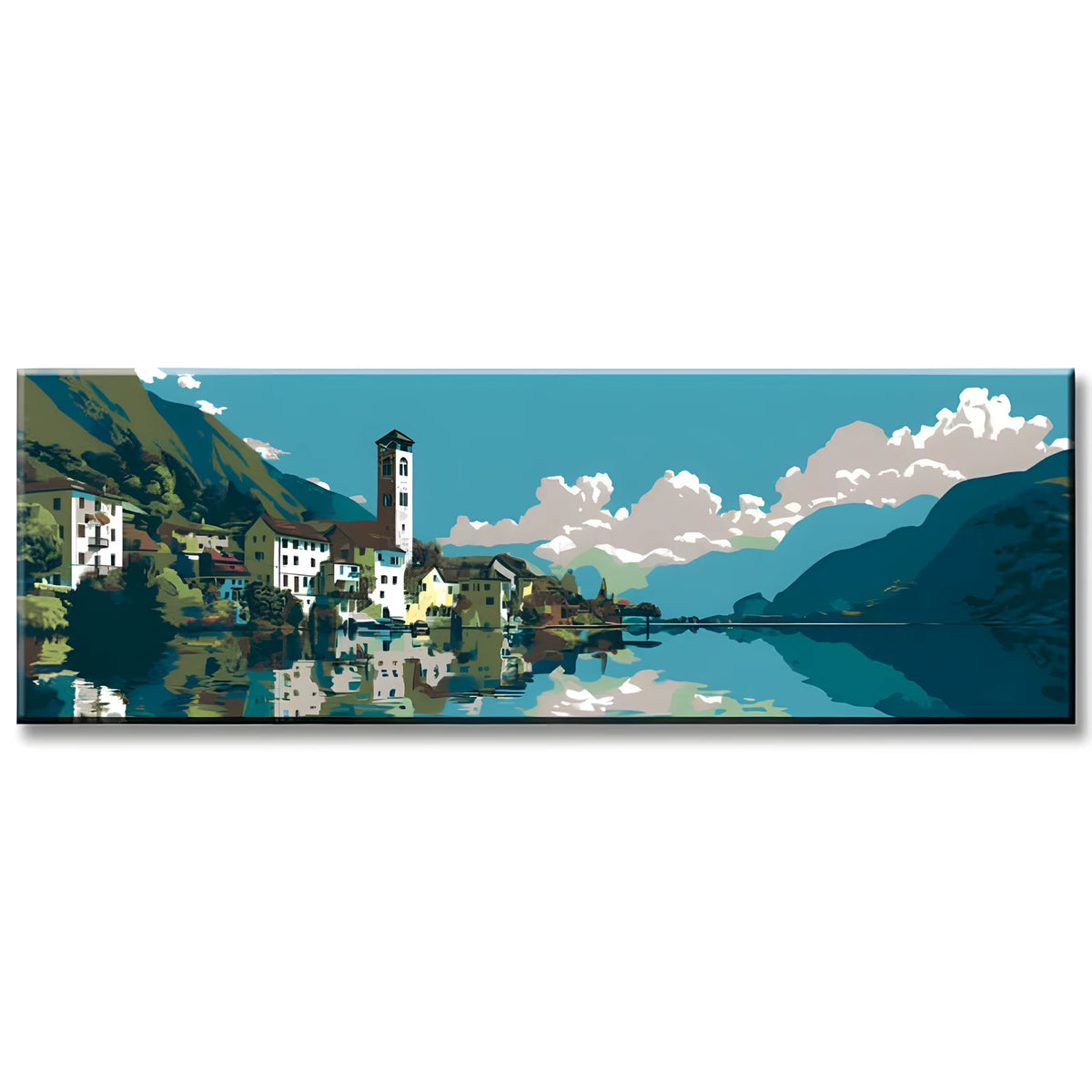 Malen nach Zahlen Schweiz Thunersee