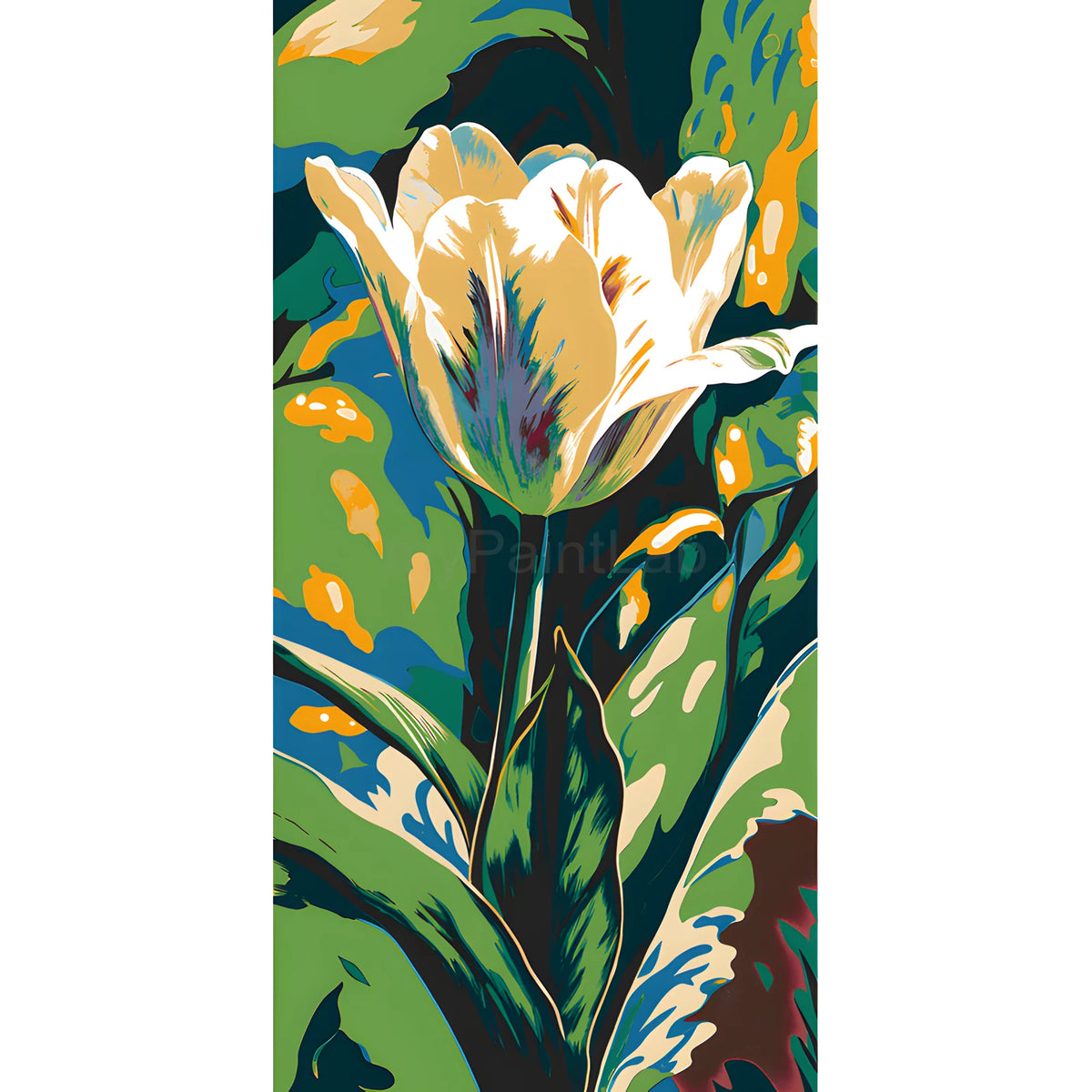 Malen nach Zahlen Klassiches Blumenmotiv
