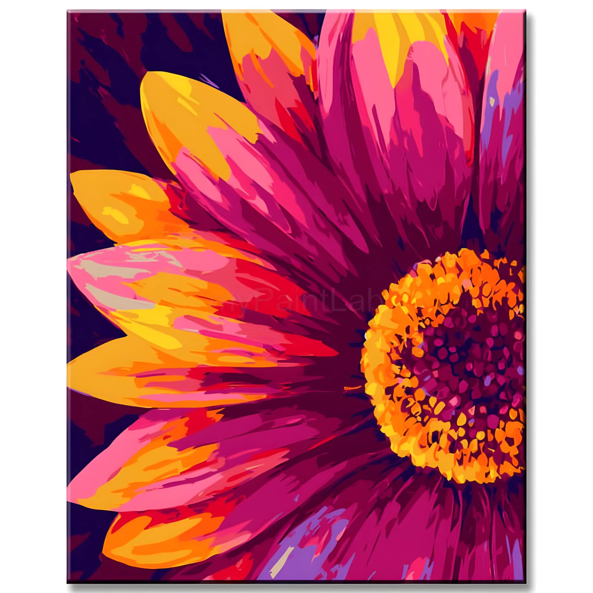 Malen nach Zahlen Kunst Malerei Sonnenblume I