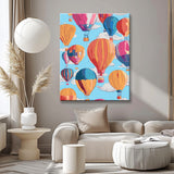 Malen nach Zahlen Heißluftballone