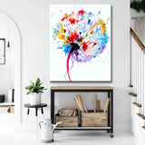Malen nach Zahlen Löwenzahn in der AquarellKunst