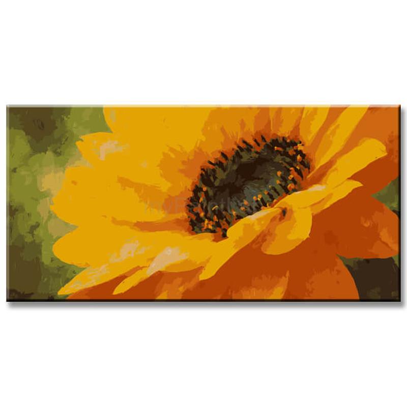 Malen nach Zahlen Sonnenblume in der Blüte