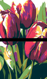 Malen nach Zahlen Lila Tulpen 2-teilig