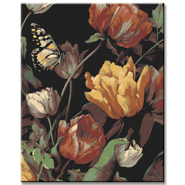 Malen nach Zahlen Tulpen Blumen