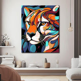 Malen nach Zahlen Gepard Kunst Illustration