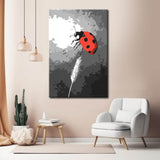 Malen nach Zahlen Marienkäfer