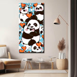 Malen nach Zahlen Panda Liebe