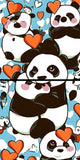Malen nach Zahlen Panda Liebe 2-teilig