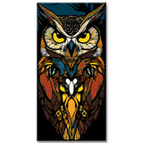 Malen nach Zahlen Eulen Totem