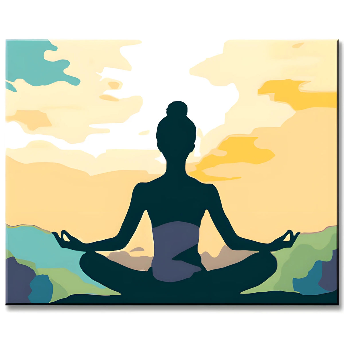 Malen nach Zahlen Yoga und Meditation