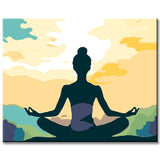 Malen nach Zahlen Yoga und Meditation