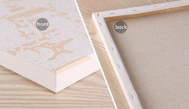 Malen nach Zahlen bespannt auf Keilrahmen
