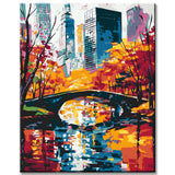 Malen nach Zahlen Kunst Central Park