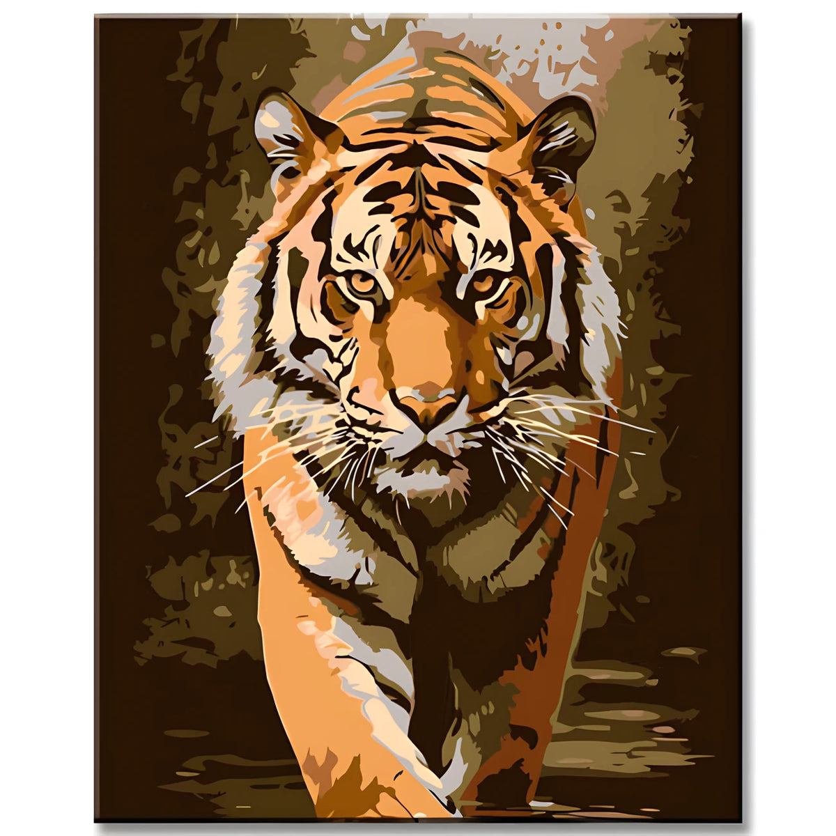 Tiger - Malen nach Zahlen