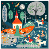 Kinderbild Folk Art - Malen nach Zahlen