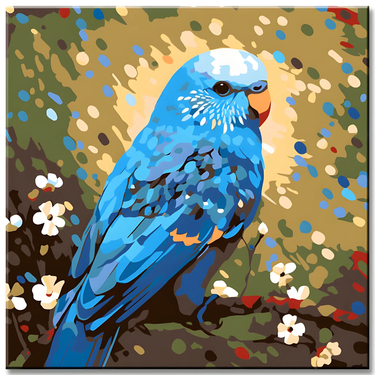 Aquarellvogel - Malen nach Zahlen