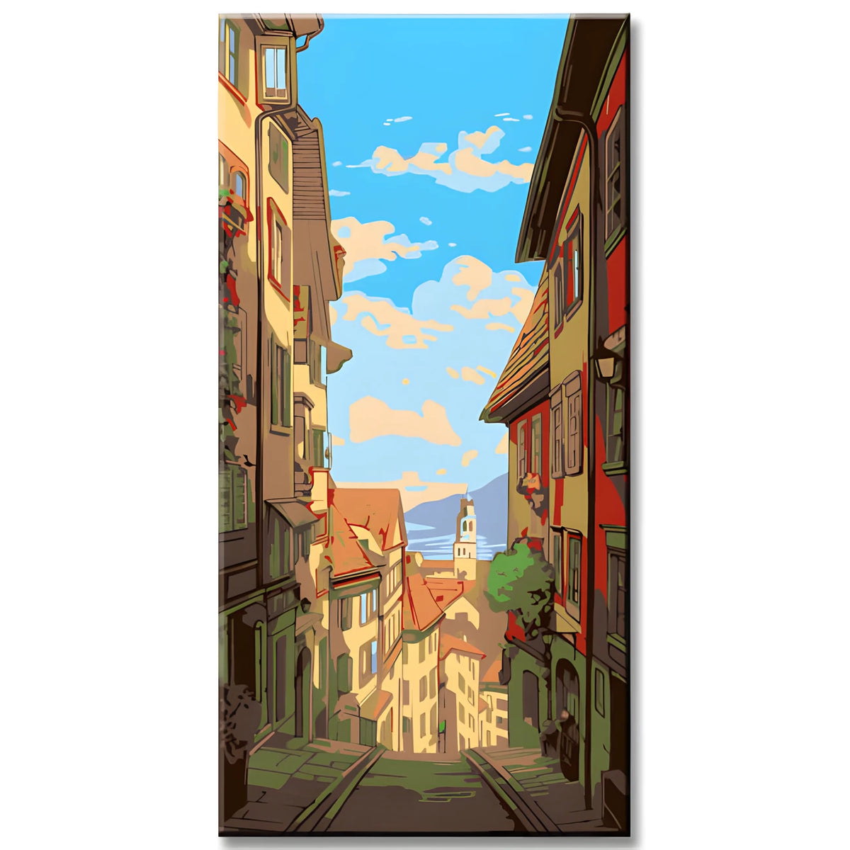 Lissabon Altstadt - Malen nach Zahlen