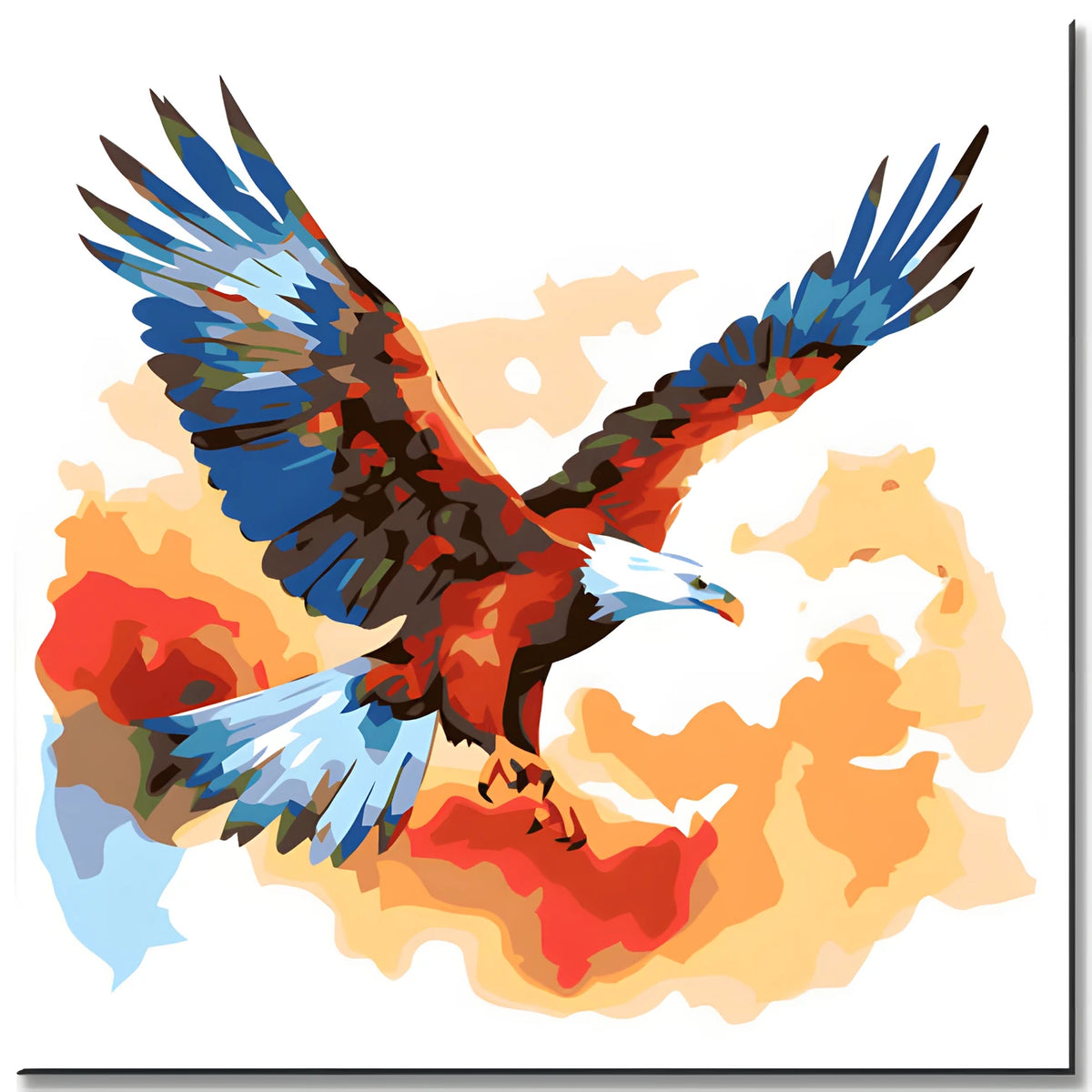 Malen nach Zahlen Weisskopfseeadler