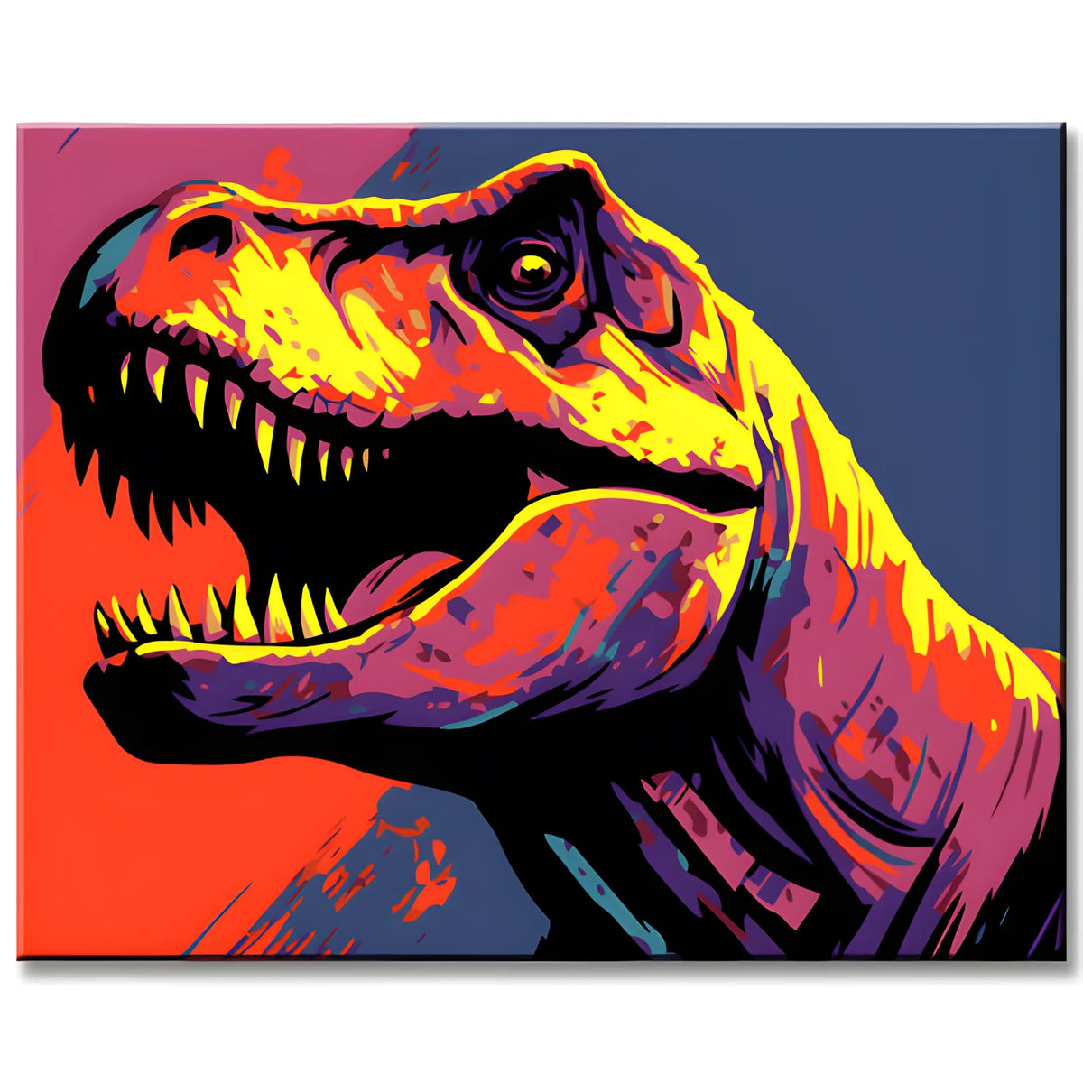 Faszinierender T-Rex - Malen nach Zahlen