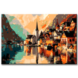 Malen nach Zahlen Hallstatt Oesterreich