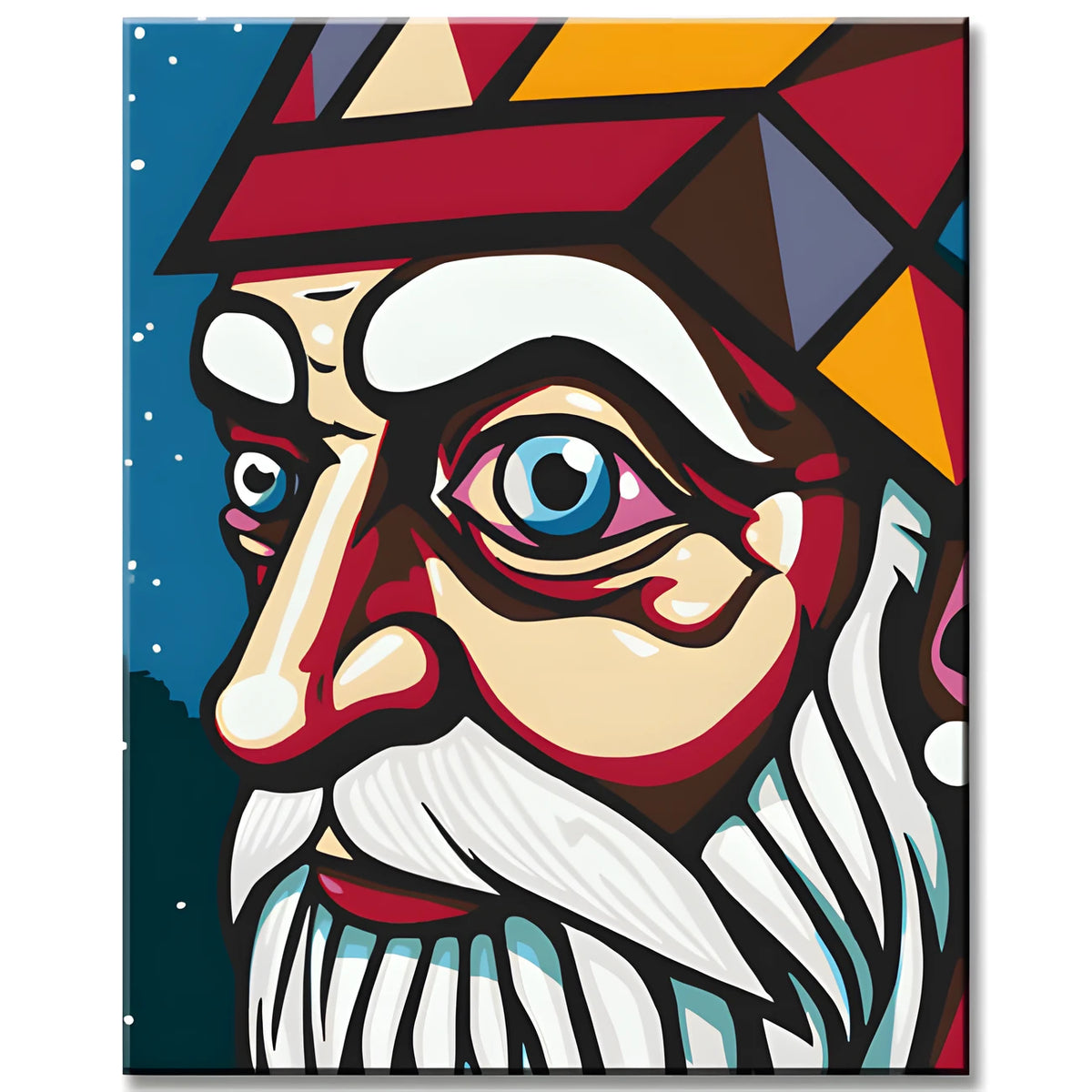 Gnom im Stil von Roy Lichtenstein - Malen nach Zahlen
