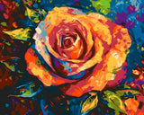 Rosen Blüte Malen nach Zahlen