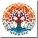 Mandala Lebensbaum - Malen nach Zahlen