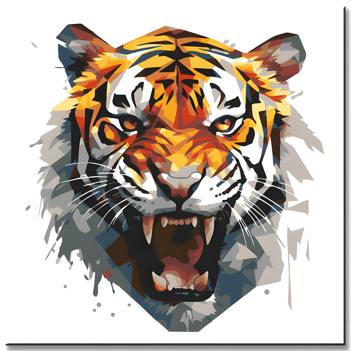 Malen nach Zahlen Tiger Porträt Kunst