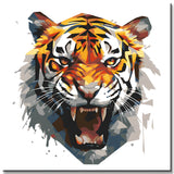 Malen nach Zahlen Tiger Porträt Kunst
