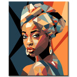Afrikanische Kunst Bilderwand  Farbenfrohe und inspirierende LeinwandBilder, 4-teilig