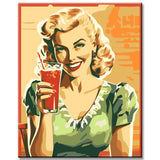 LeinwandKunst im Vintage-Stil  Zeitlose und Nostalgische Motive als Bilderwand, 4-teilig
