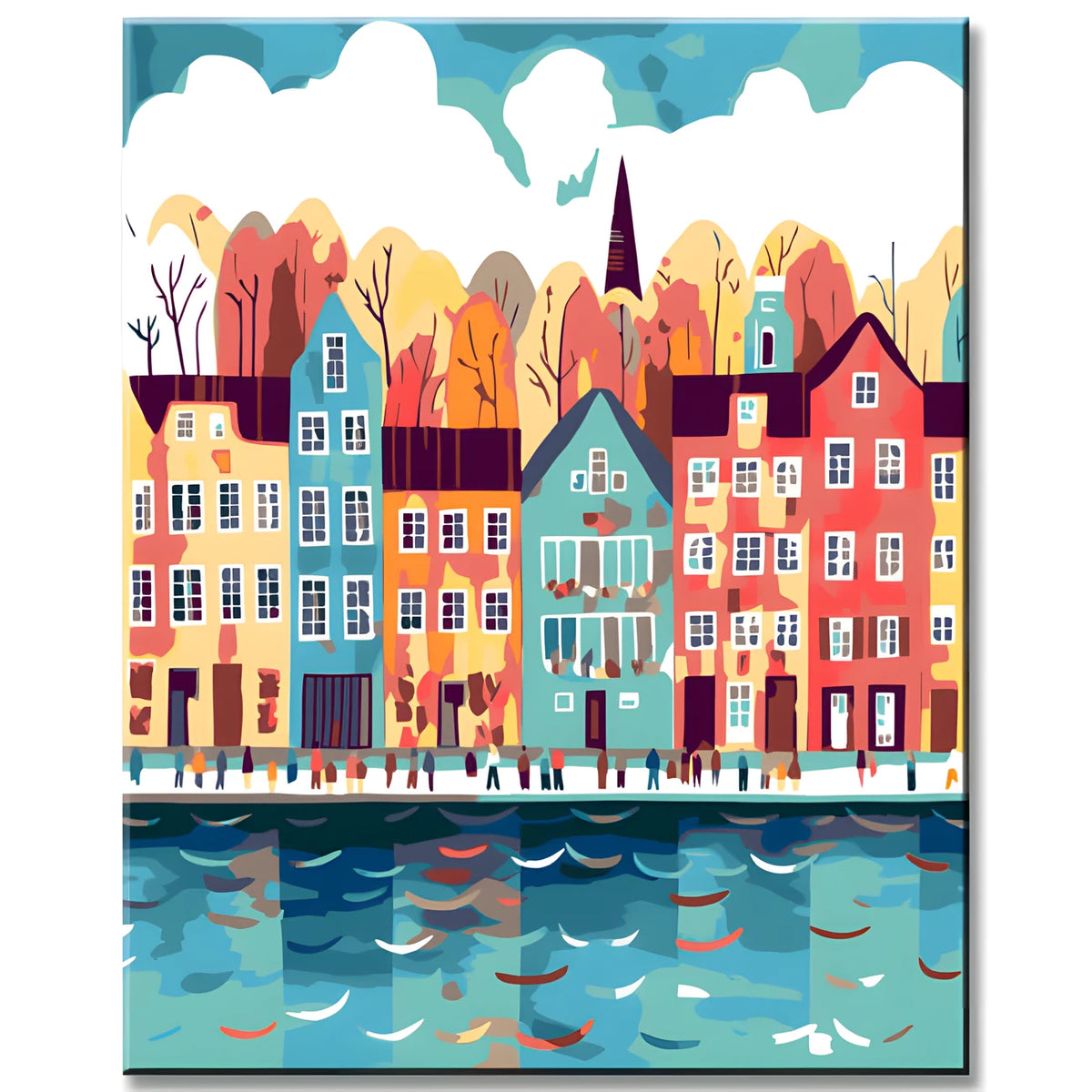 Fjallgatan Altstadt - Malen nach Zahlen