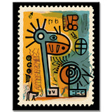 Briefmarke Motiv - Malen nach Zahlen
