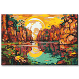 Kakadu Nationalpark Australien - Malen nach Zahlen