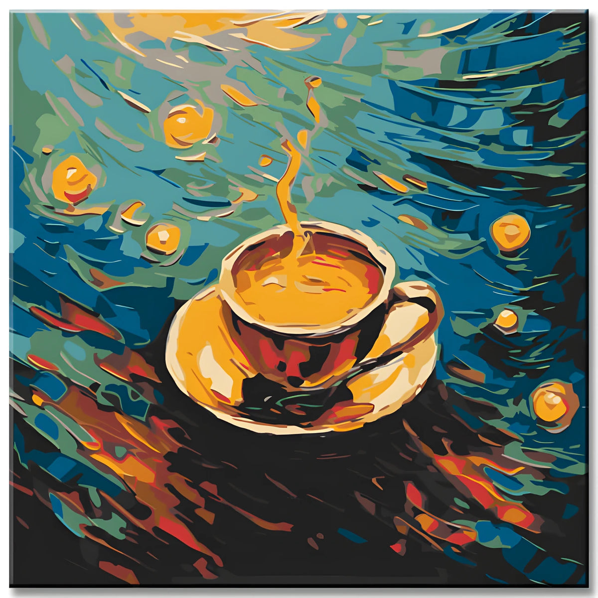 Kaffeetasse - Malen nach Zahlen