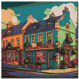 Irland Dorf - Malen nach Zahlen