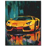 Lamborghini - Malen nach Zahlen