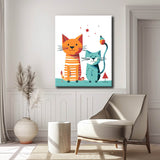 Malen nach Zahlen WandKunst Katzen