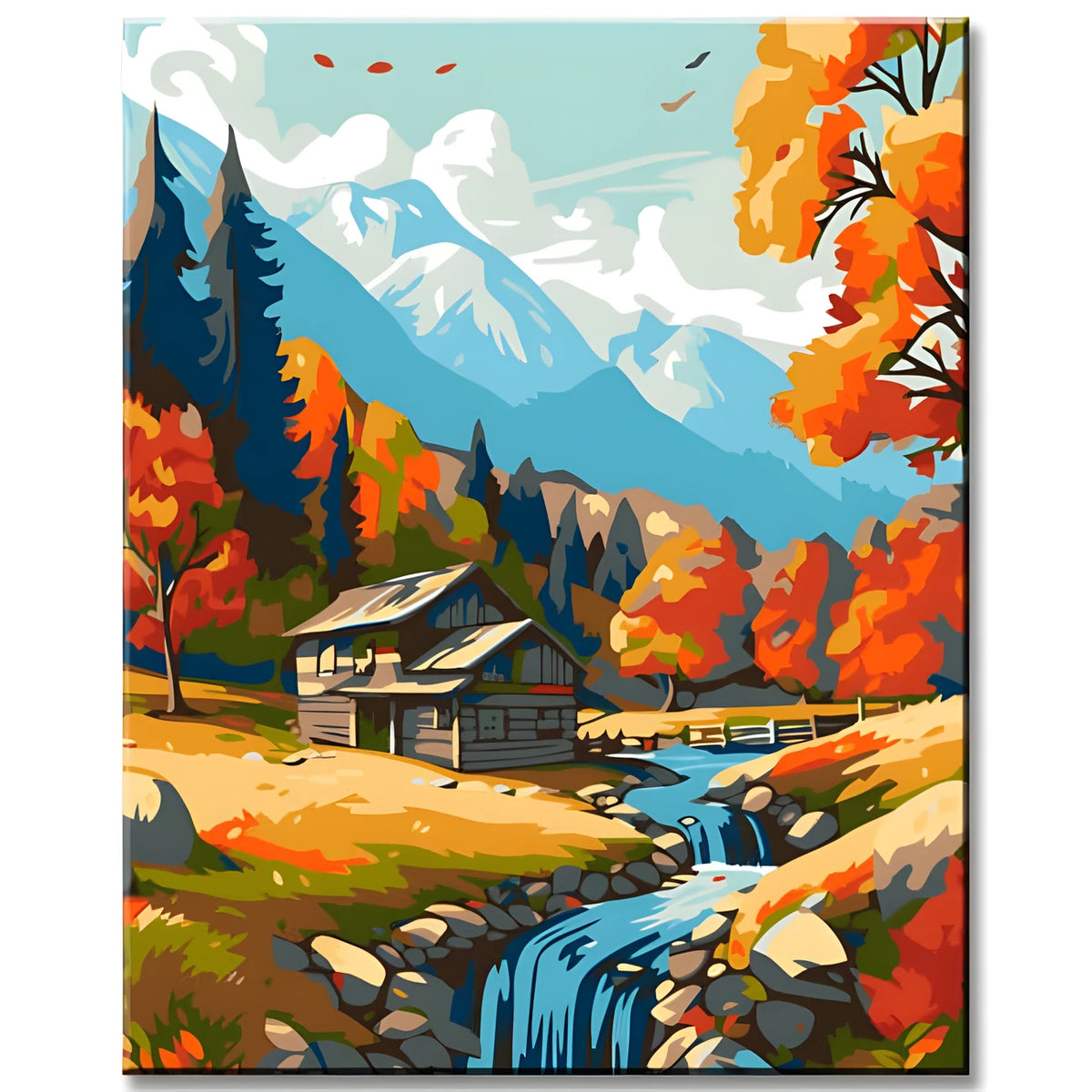 Malen nach Zahlen Kanada Landschaft