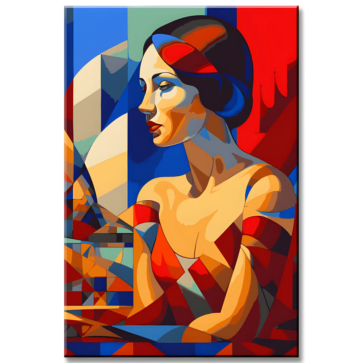 Malen nach Zahlen Kunst Elegante Schönheit im Kurasov Stil I