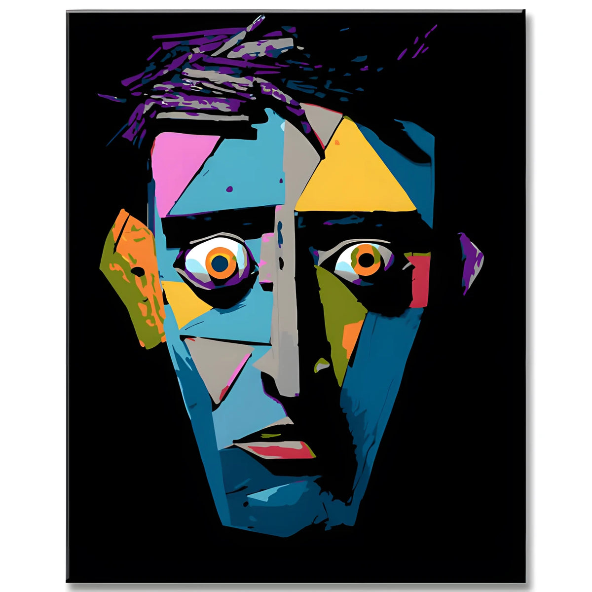 Franz Kafka Porträt - Malen nach Zahlen