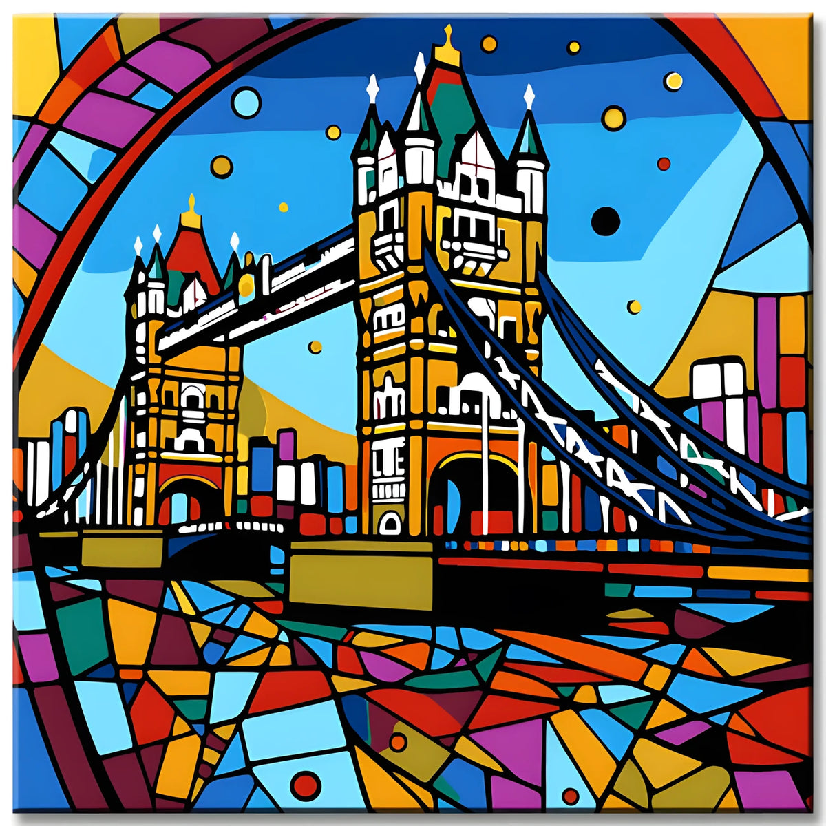 Tower Bridge - Malen nach Zahlen