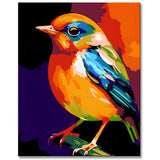Nachtigall Vogel - Malen nach Zahlen