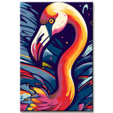 Flamingos Malen nach Zahlen - Pop-Art