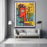 Post Briefmarke - Malen nach Zahlen